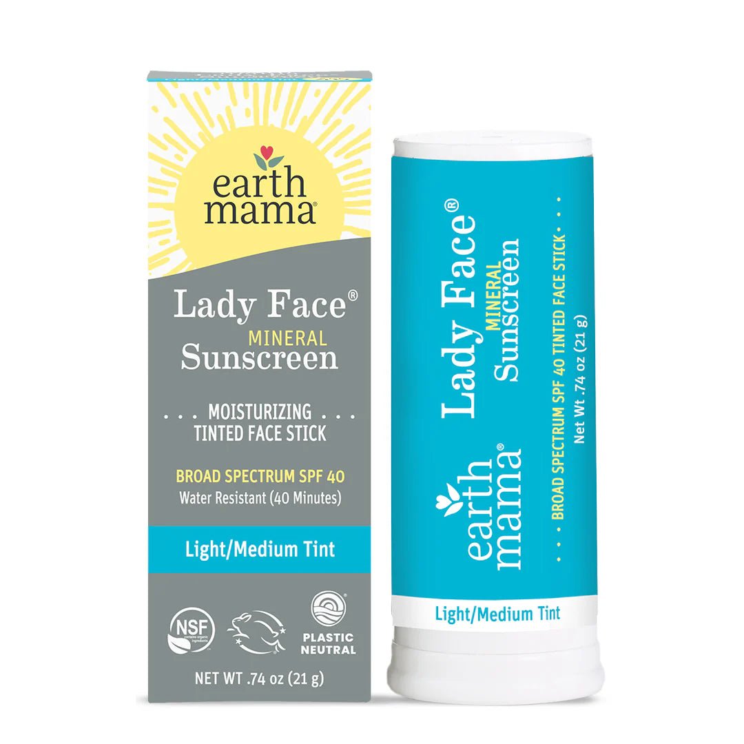 Lady Face® Tinted Mineral Sunscreen Face Stick SPF 40