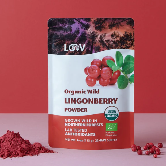 Lingonberry Powder | Freeze Dried Lingonberries