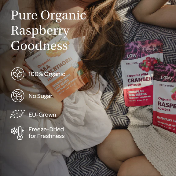 Freeze Dried Raspberries | Organic Berry Powder