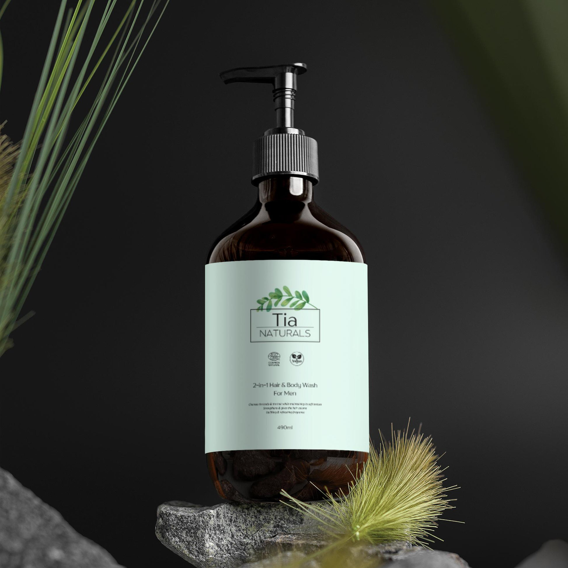 2-in-1 Shampoo & Body Wash for Men 490ml