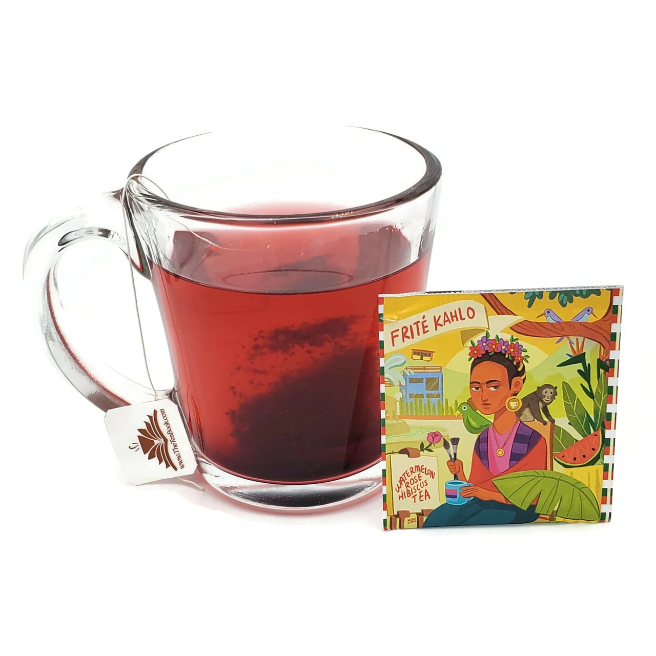 FriTÉ Kahlo: Organic Watermelon Rose Hibiscus Tea (Herbal / Caffeine Free) (Frida Kahlo)