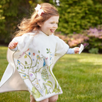 Tropical Chinoiserie Swim Poncho