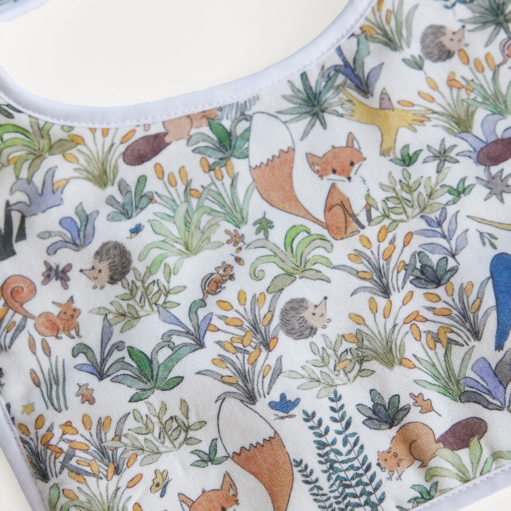 Foxy Forest Bib