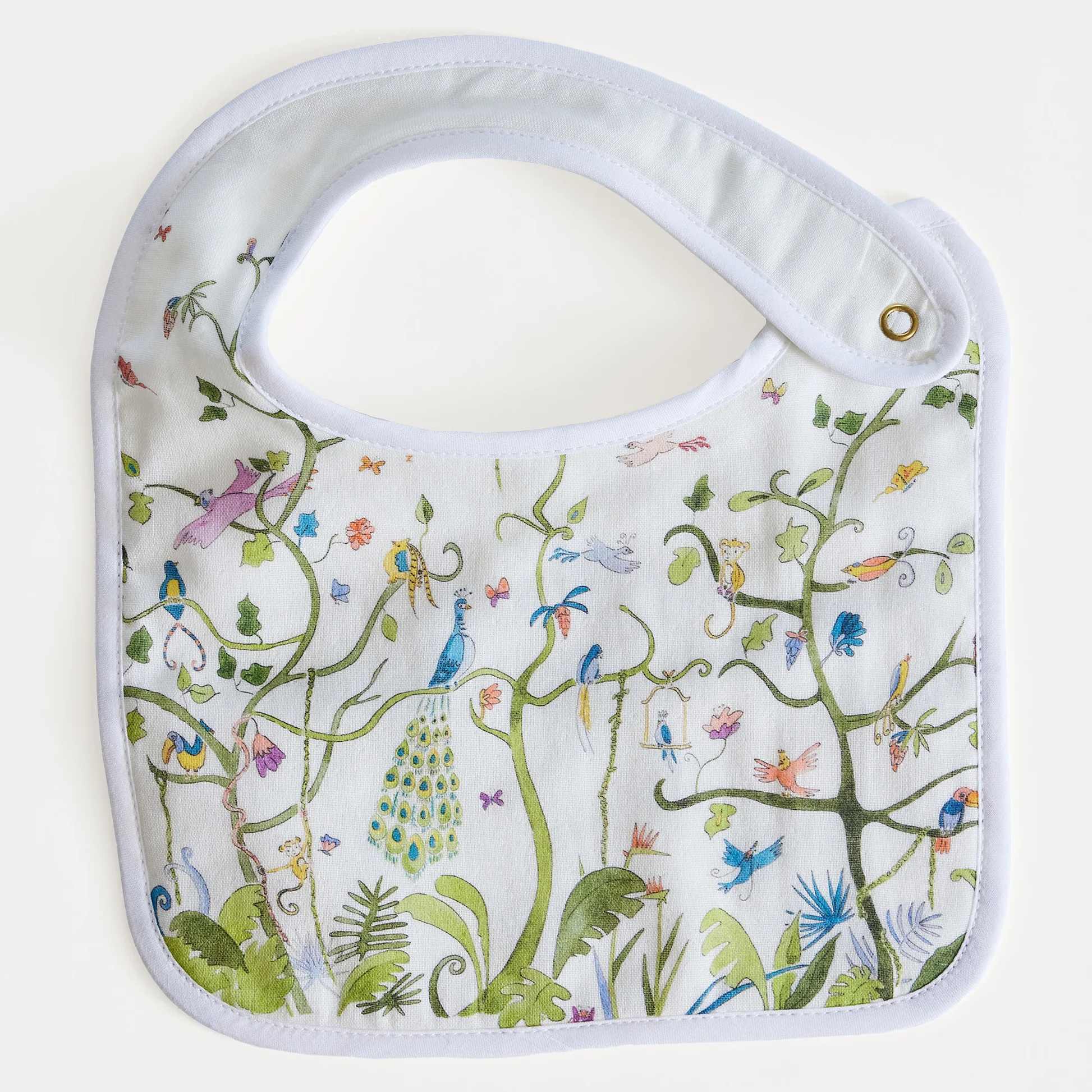 Tropical Chinoiserie Bib