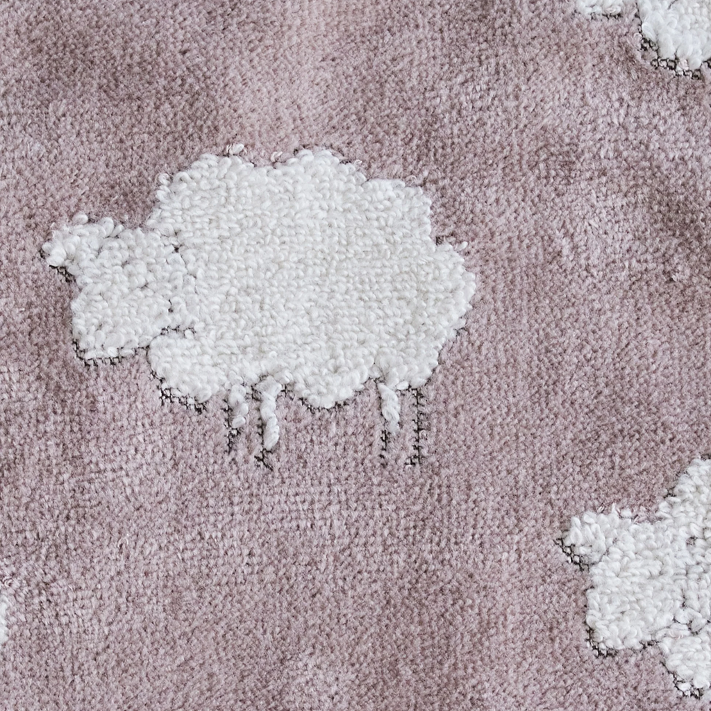 Sweet Sheep Jacquard Wash Cloth