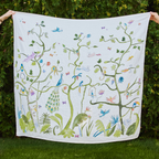 Tropical Chinoiserie Shawl Blanket