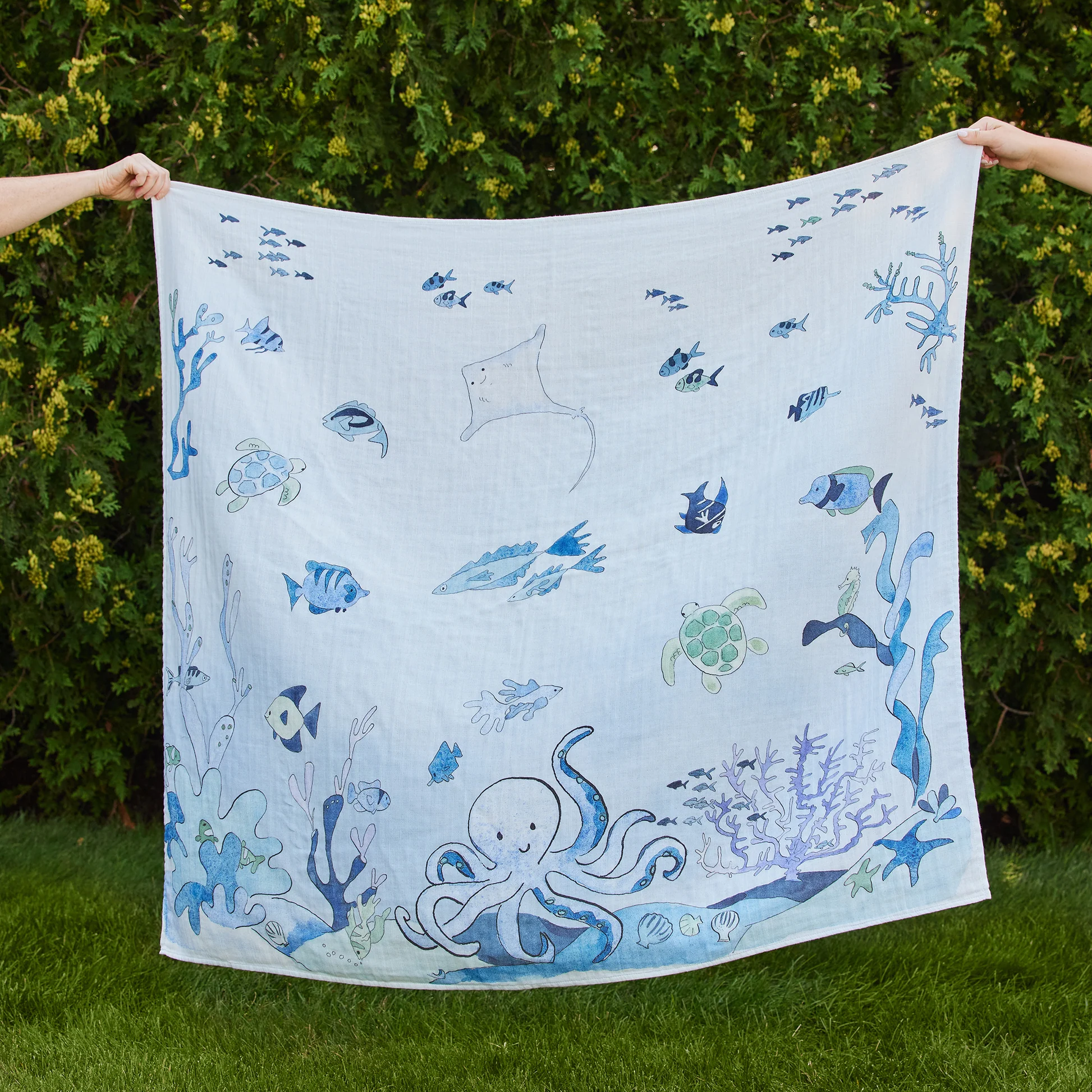 Under the Sea Shawl Blanket