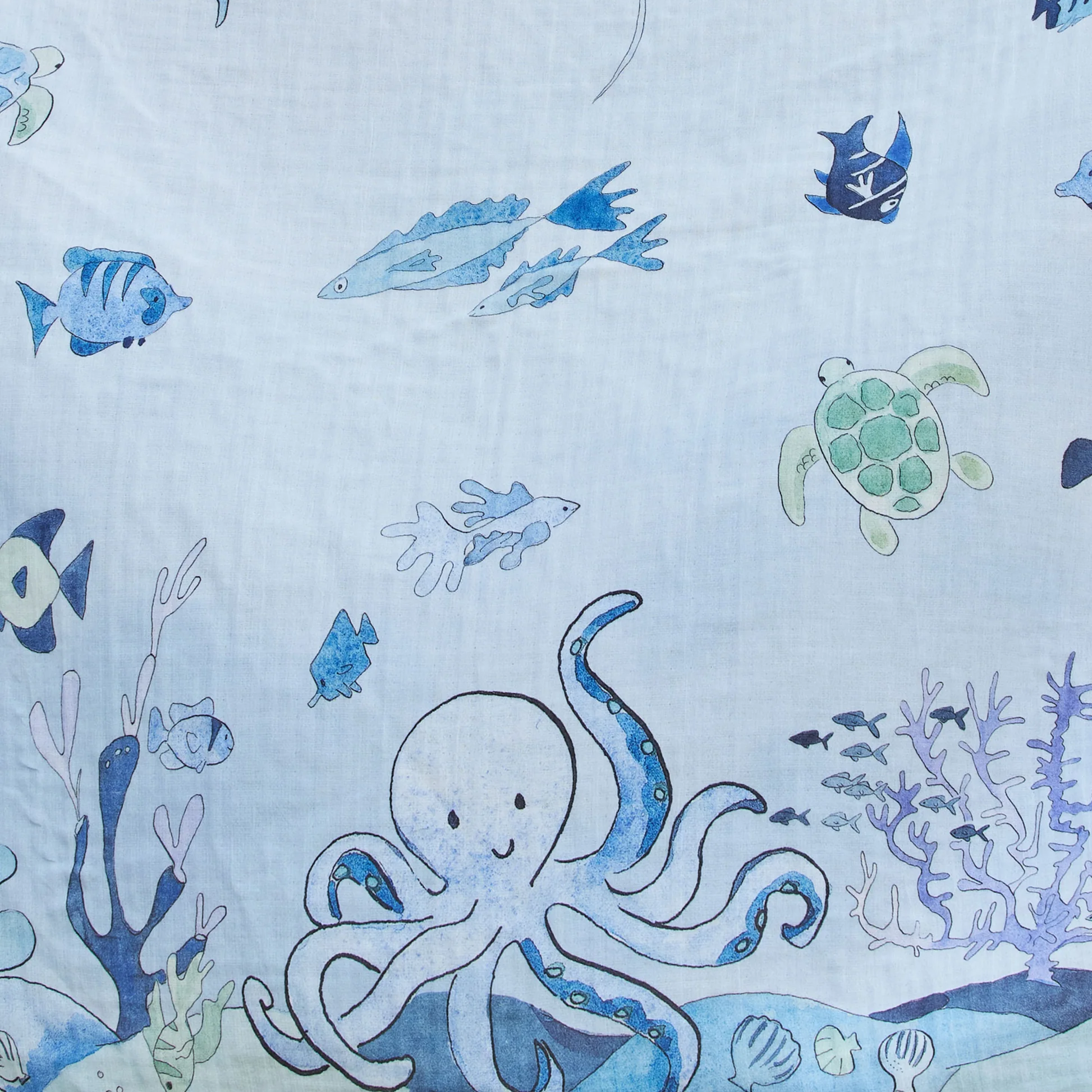 Under the Sea Shawl Blanket