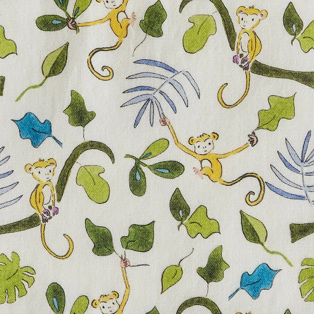 Happy Monkey Burp Cloth