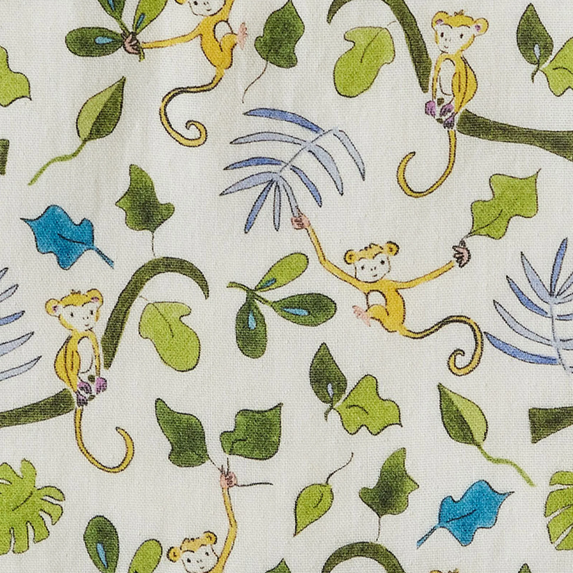 Happy Monkey Burp Cloth