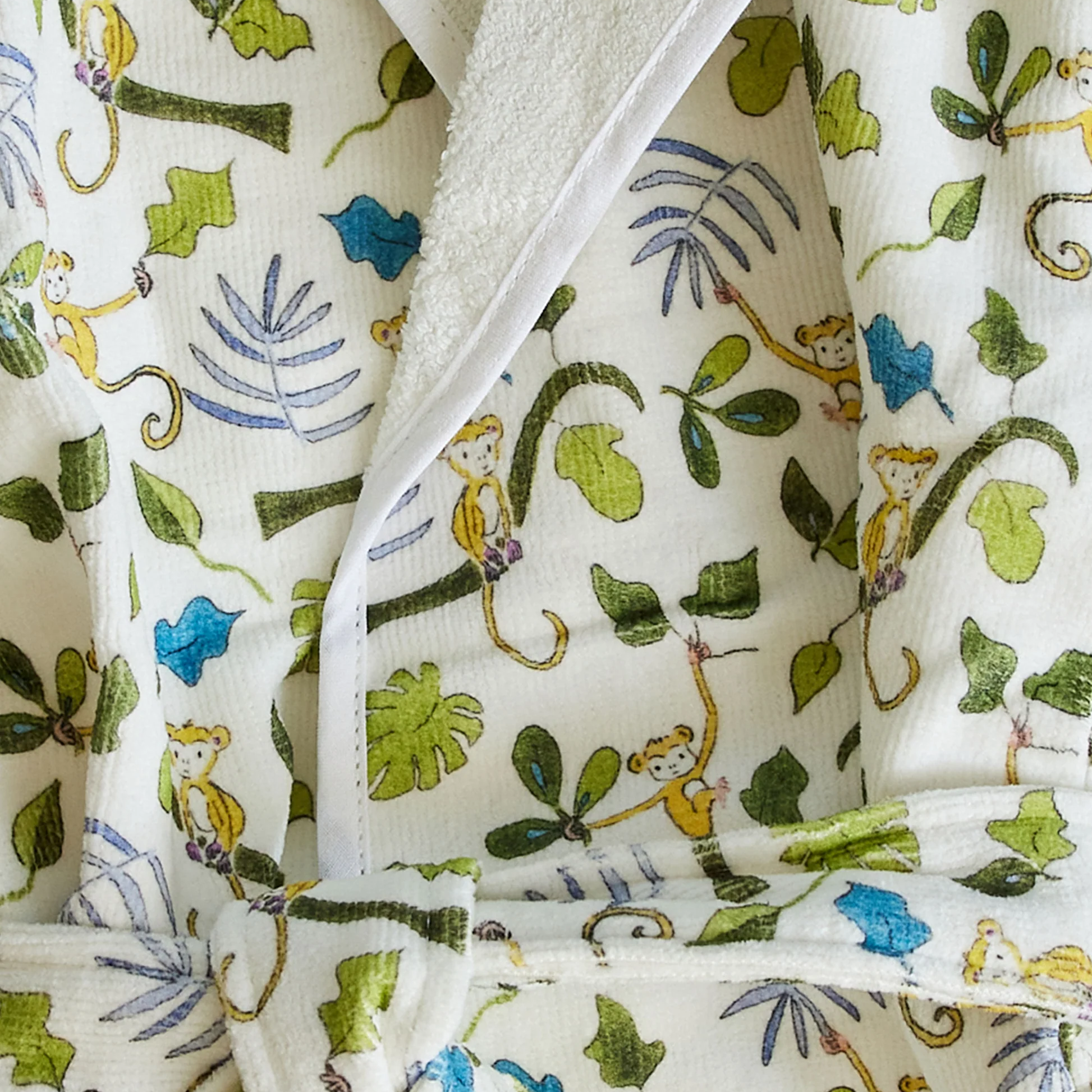 Happy Monkey Bathrobe