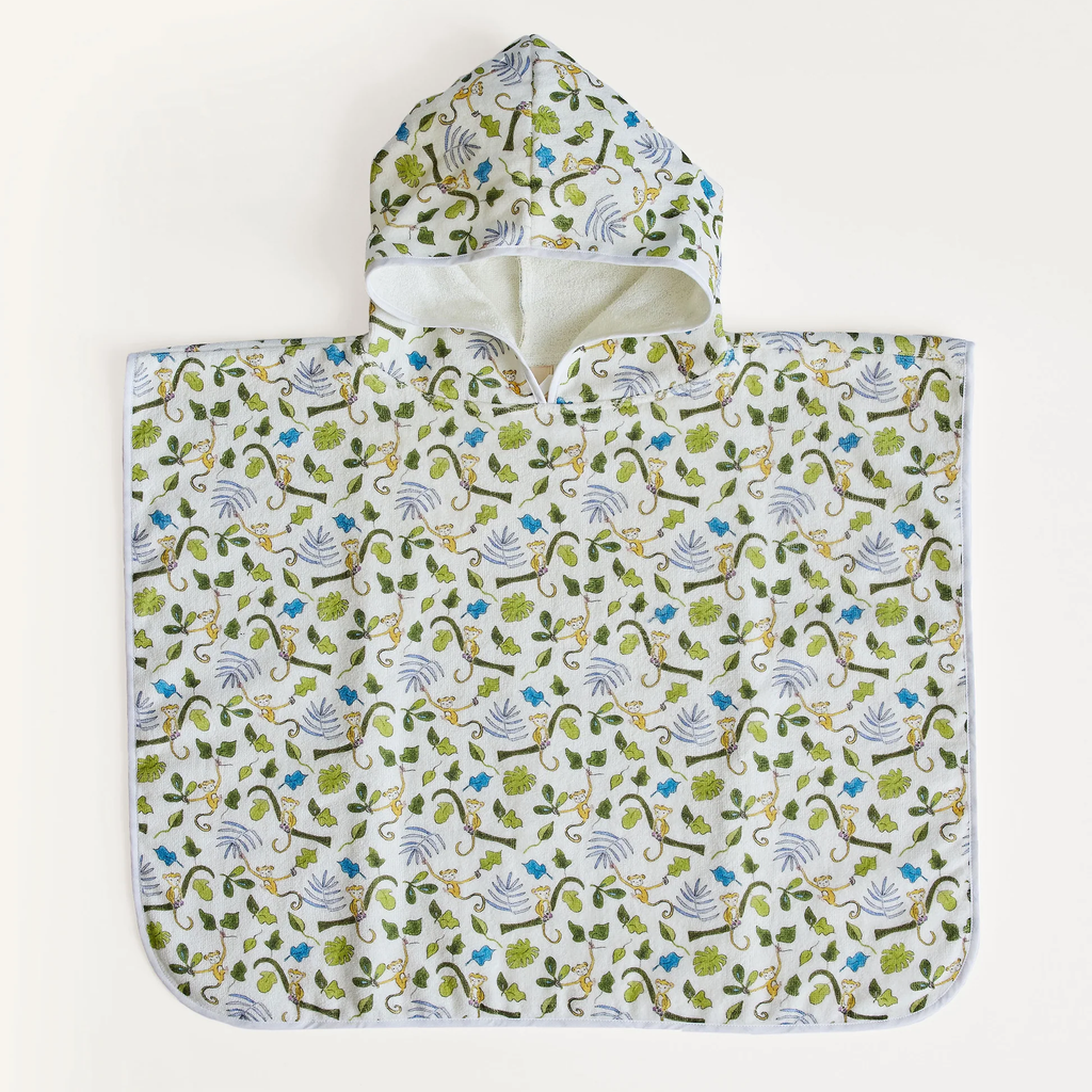 Happy Monkey Swim Poncho