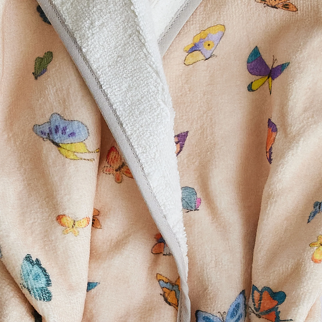 Blush Peach Madame Butterfly Bathrobe
