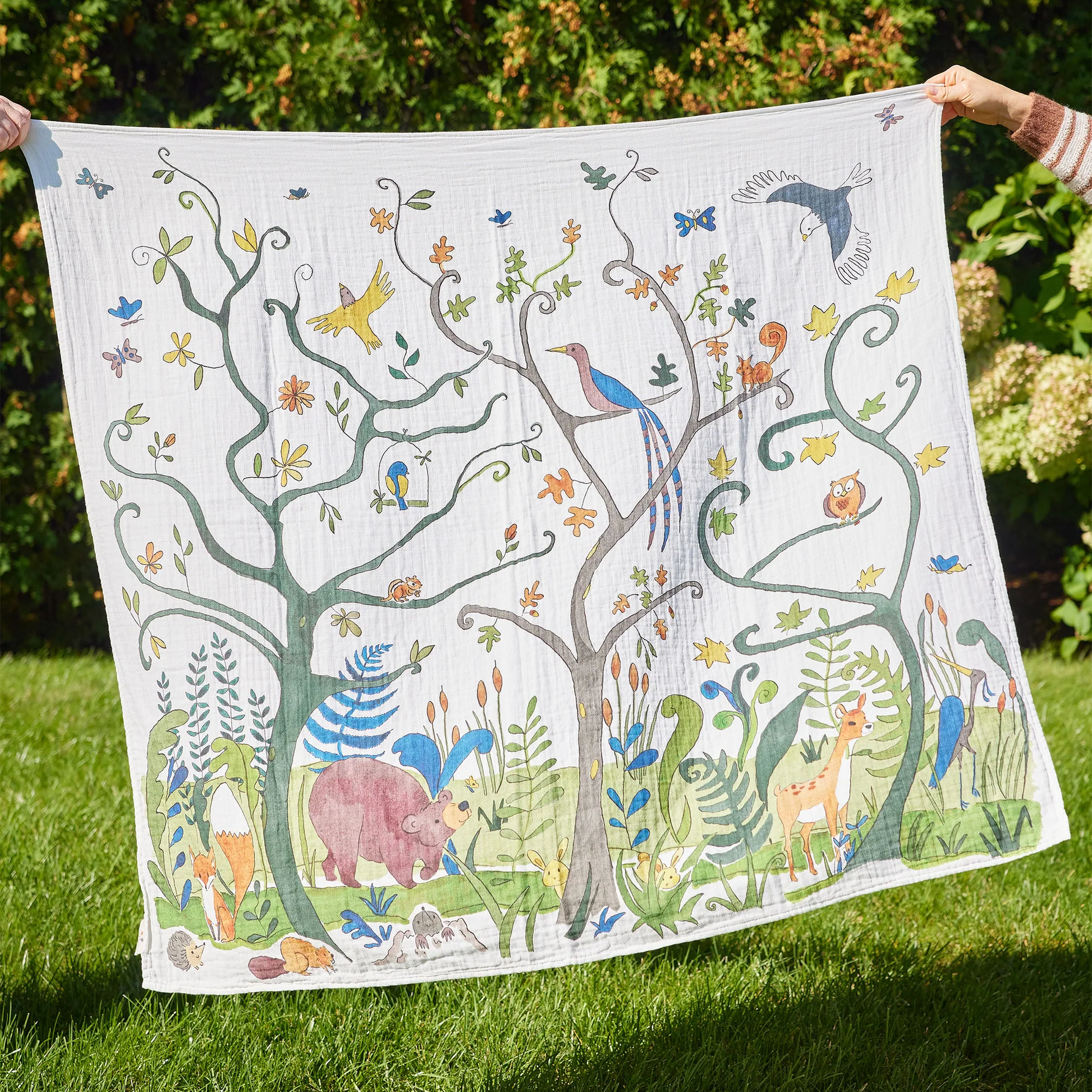 Alsatian Forest Shawl Blanket