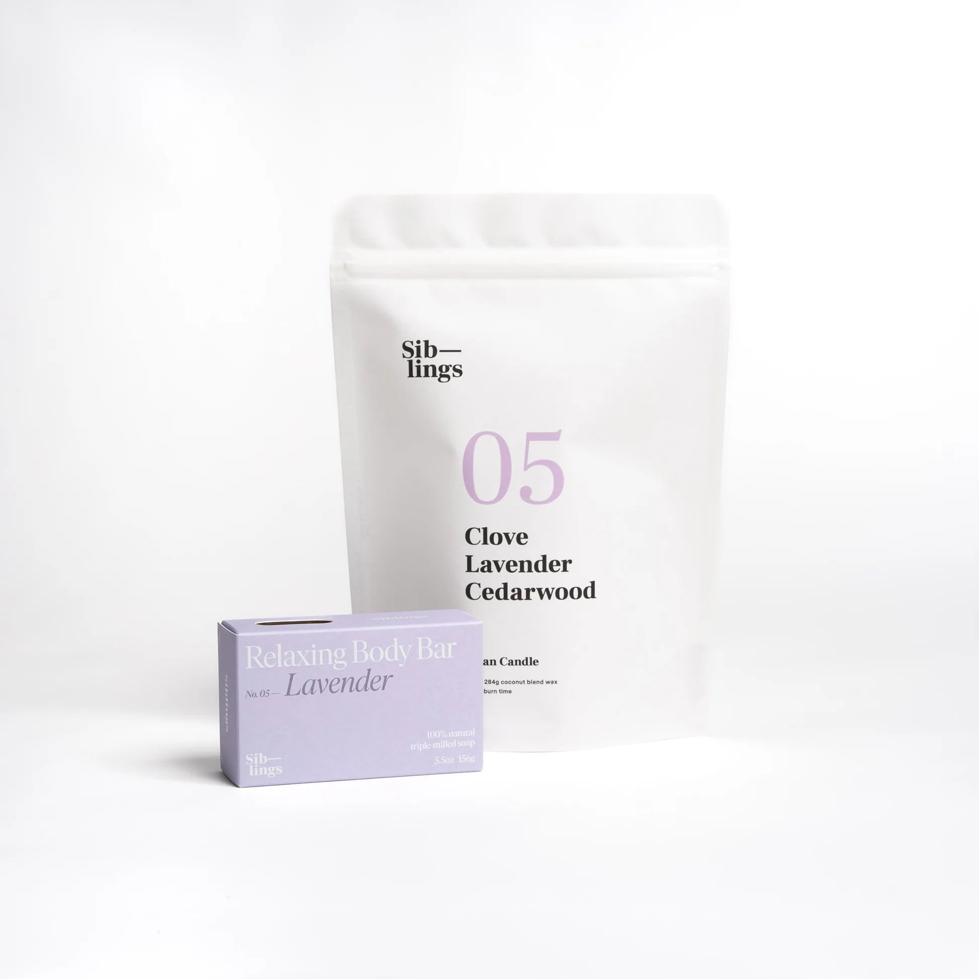 Relaxing Scent Duo | Clean Candle & Soap