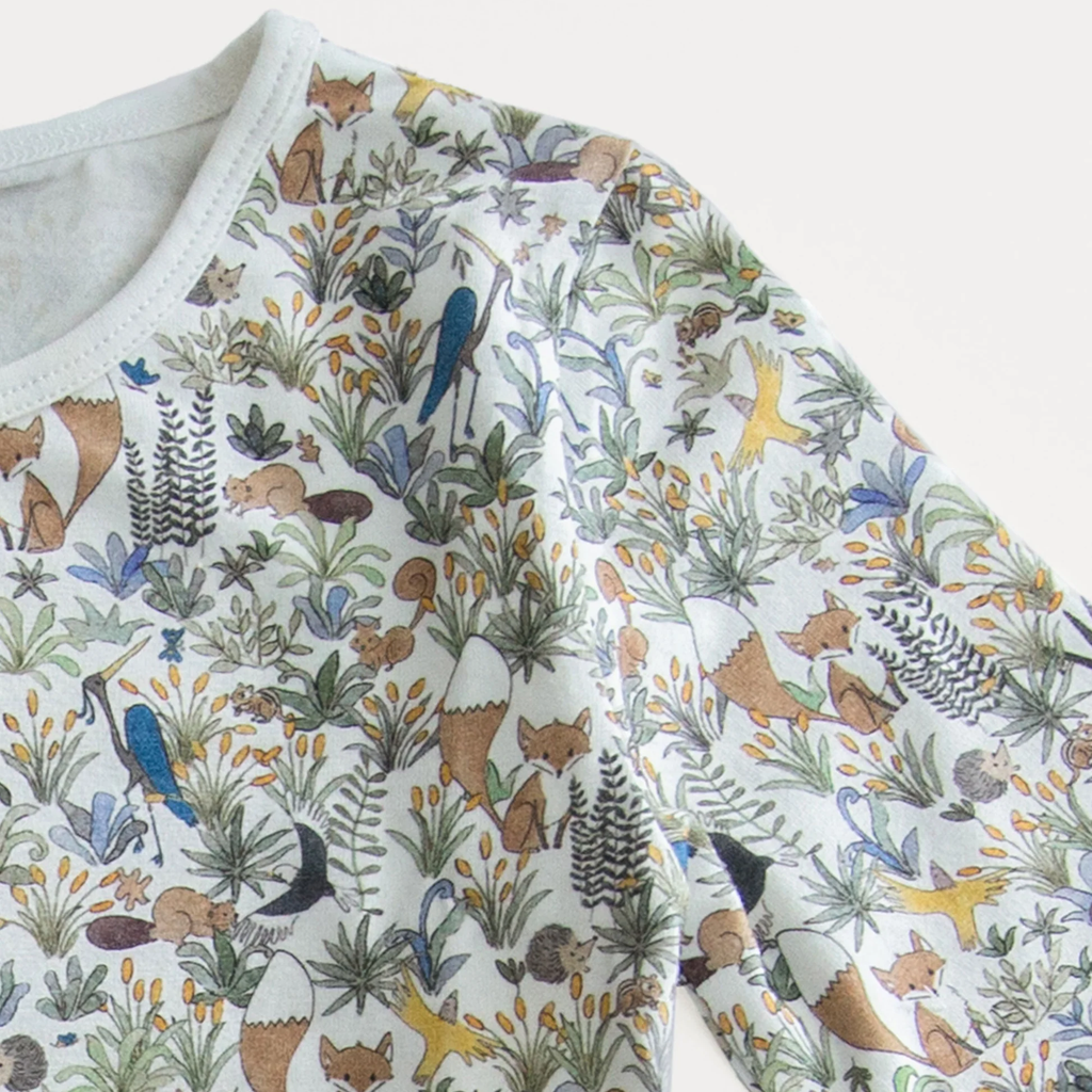 The Two Piece Pajamas - Foxy Forest