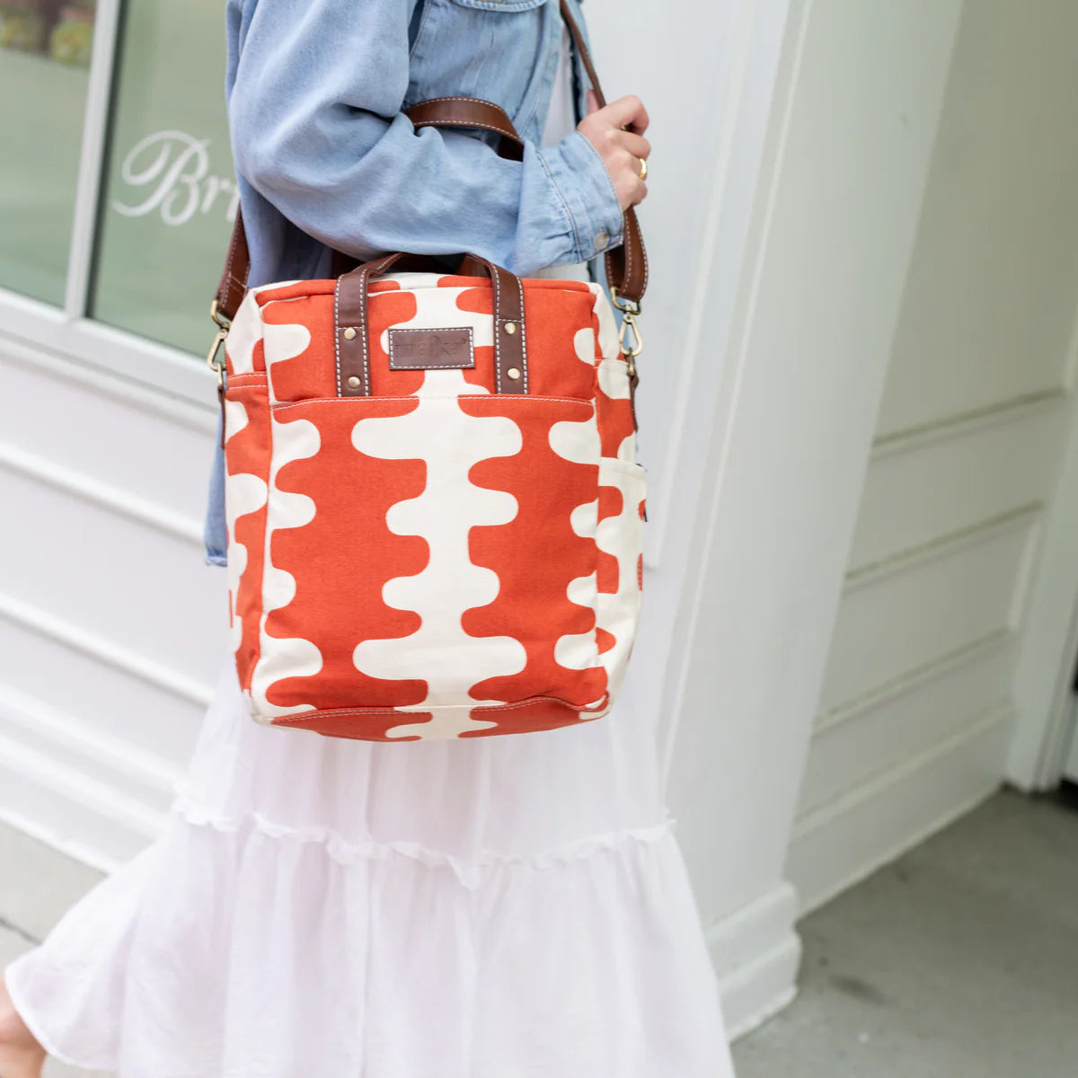 Commuter Tote - Echo Tangerine