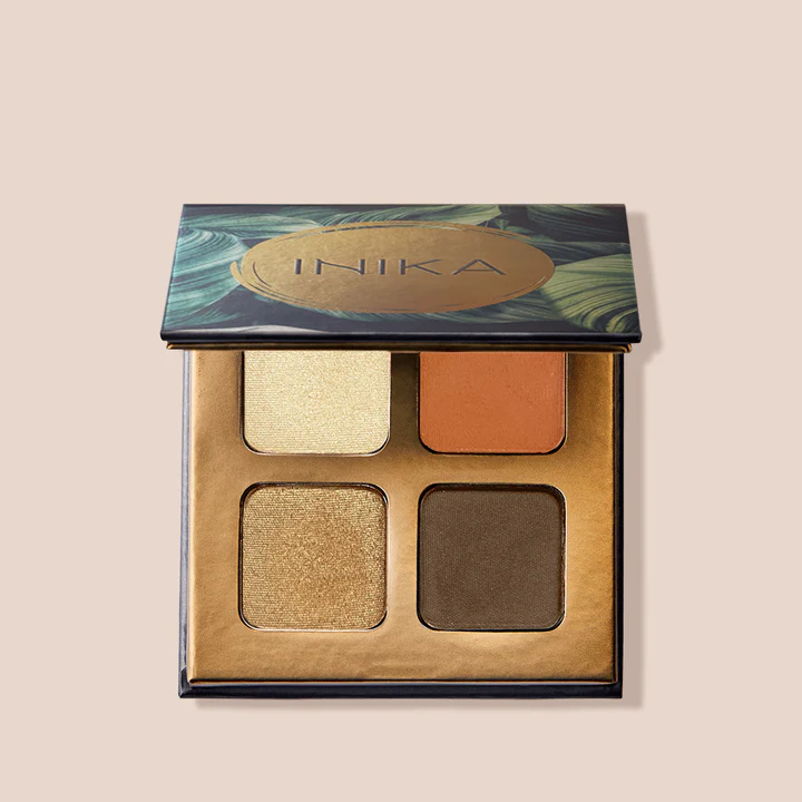 INIKA Organic Quad Eyeshadow Palette (Sunset)