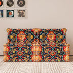 Retro Chic Modular Velvet Floor Sofa
