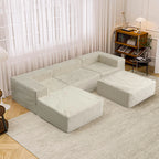 PlushNest 106" U-Chaise