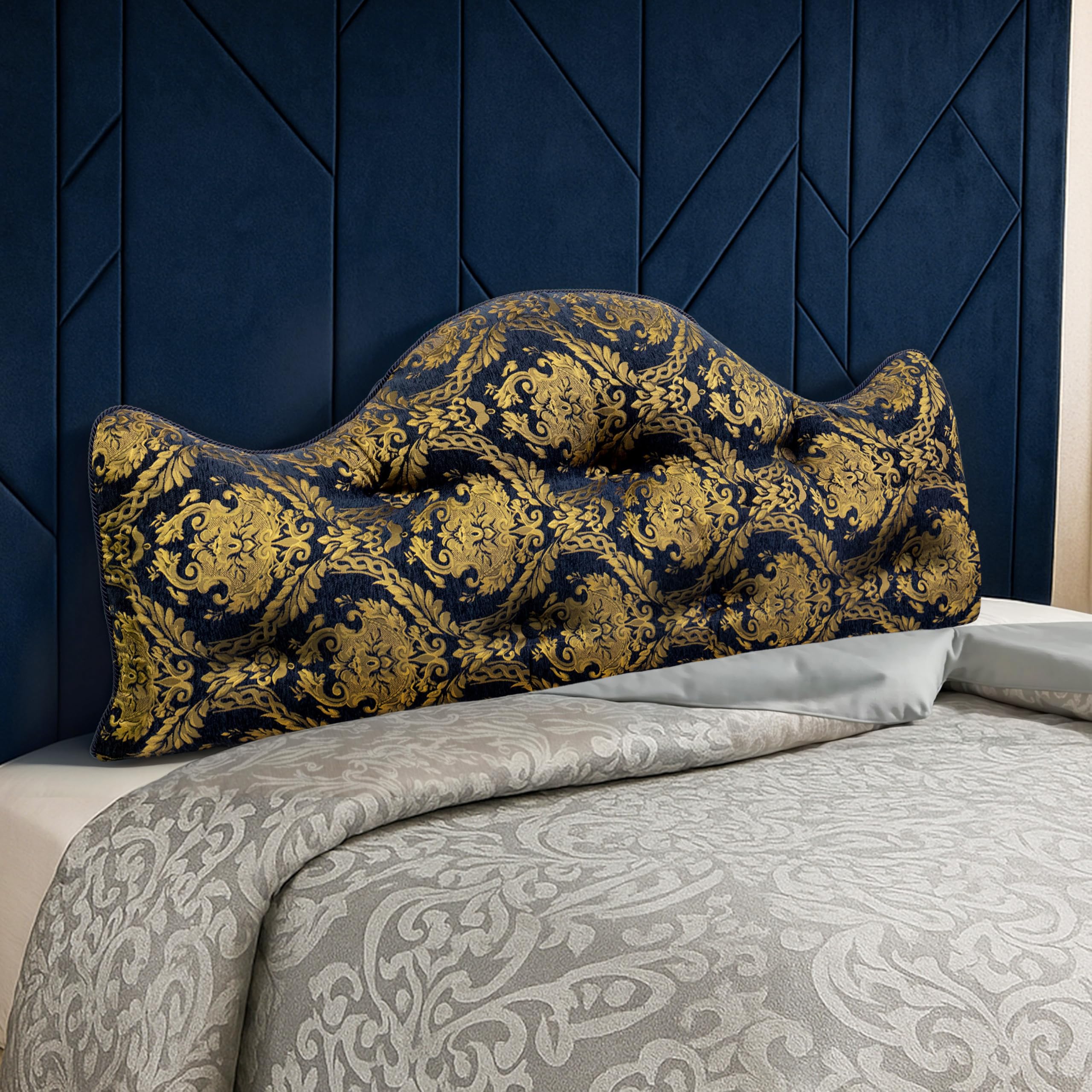 FloralLuxe Queen Bedrest