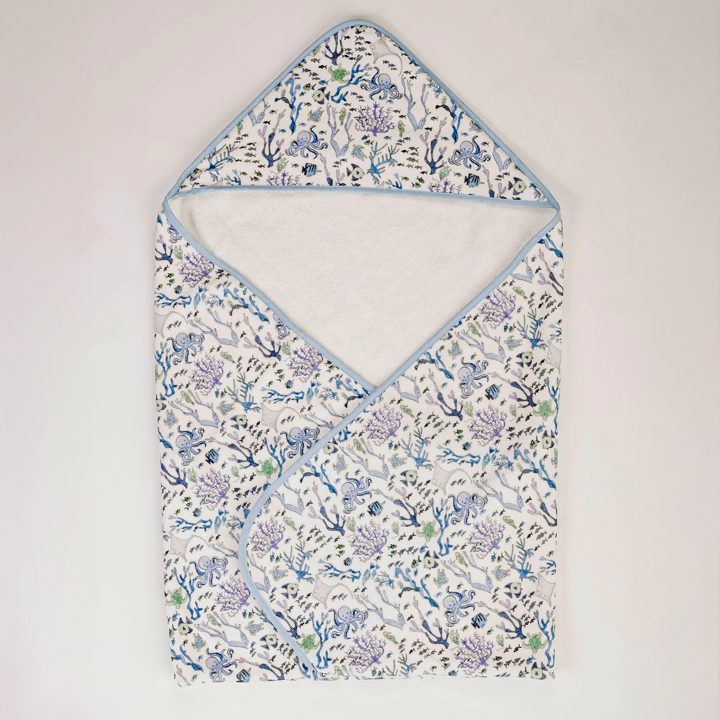 Coral Reef Hooded Bath Towel