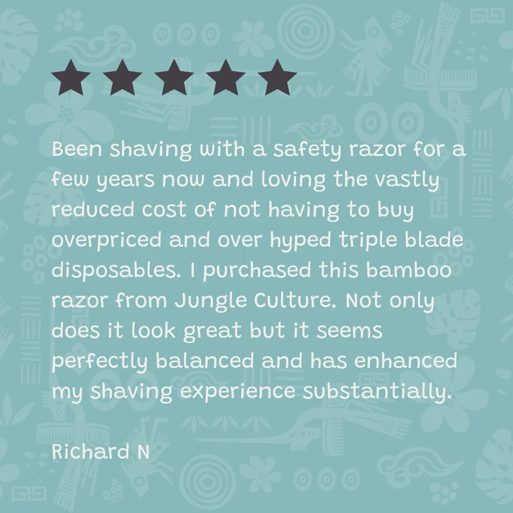 Bamboo Safety Razor | Reusable Bamboo Razor