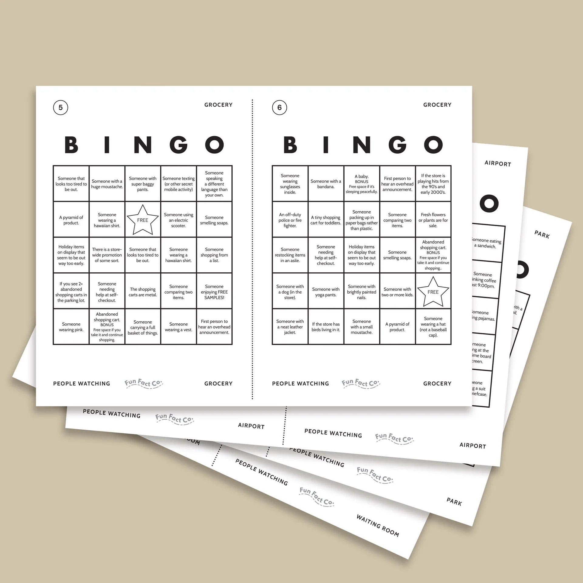 People Watching BINGO!