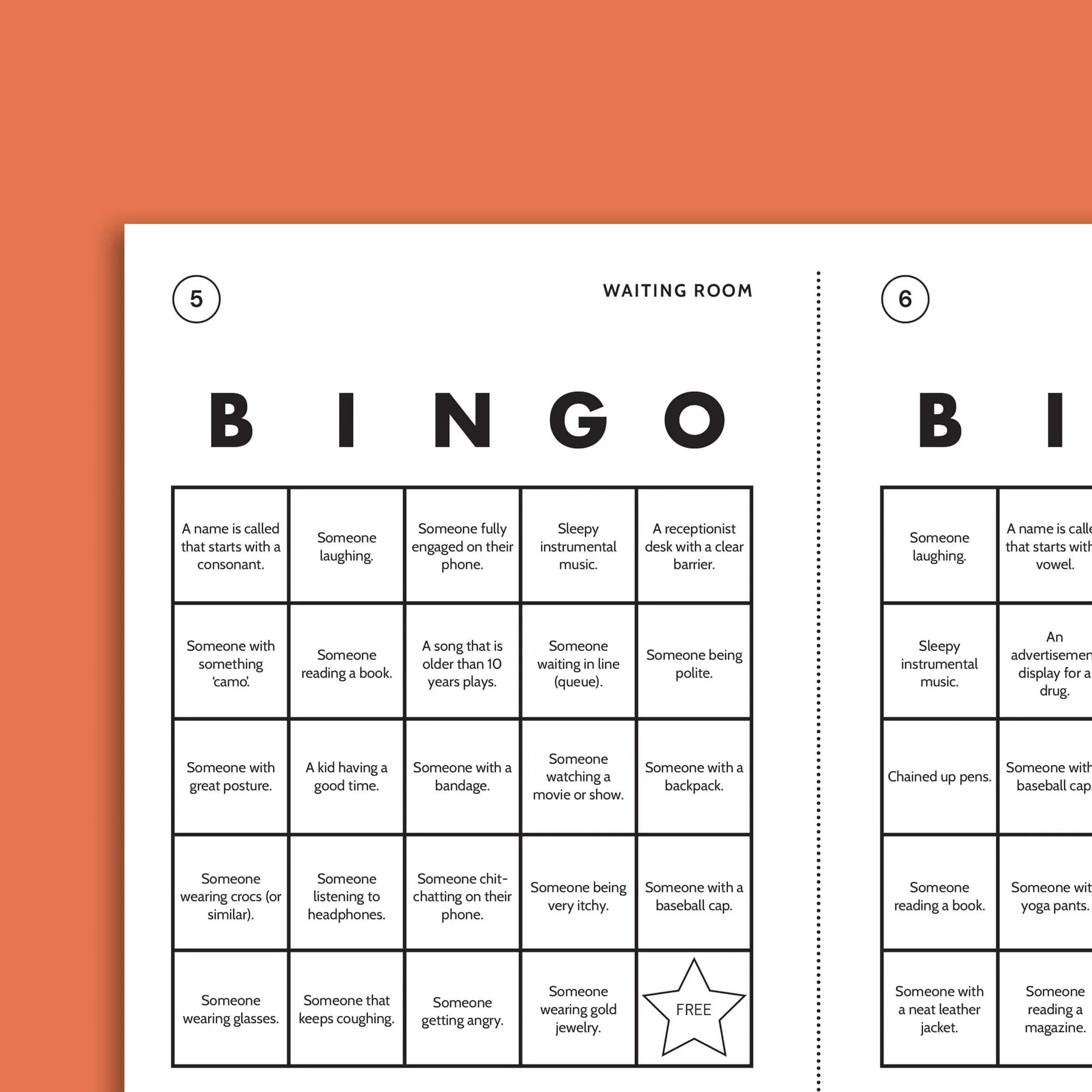 People Watching BINGO!