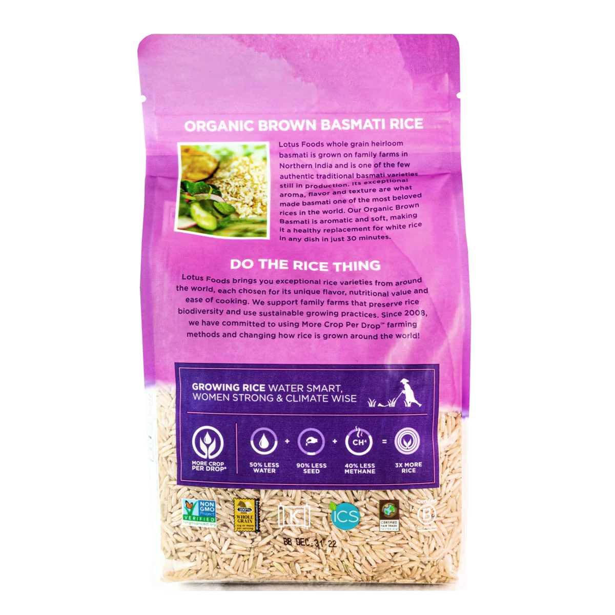Regenerative Organic Brown Basmati Rice