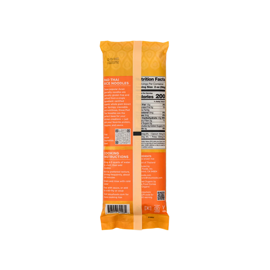 Organic Brown Pad Thai Rice Noodles