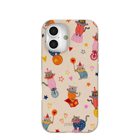 Seashell Cat Clowns Phone Case | For iPhone, Galaxy & Pixel