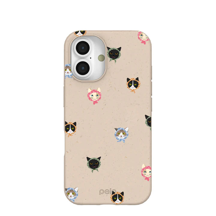 Seashell Cat Couture Phone Case  | For iPhone, Galaxy & Pixel