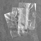 3.375 x 4.5" Compostable Clear Flat NatureFlex Cellophane Bags | 1,000/Case