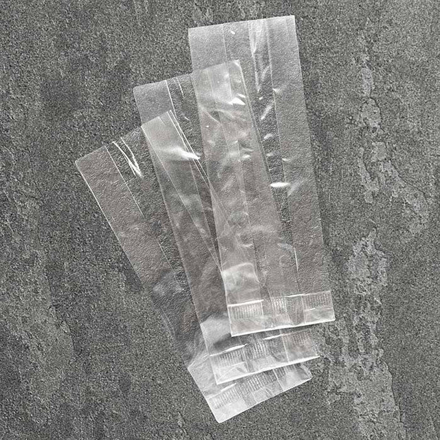 3.5 x 2.25 x 10" Compostable Clear Gusseted NatureFlex Cellophane Bags | 1,000/Case