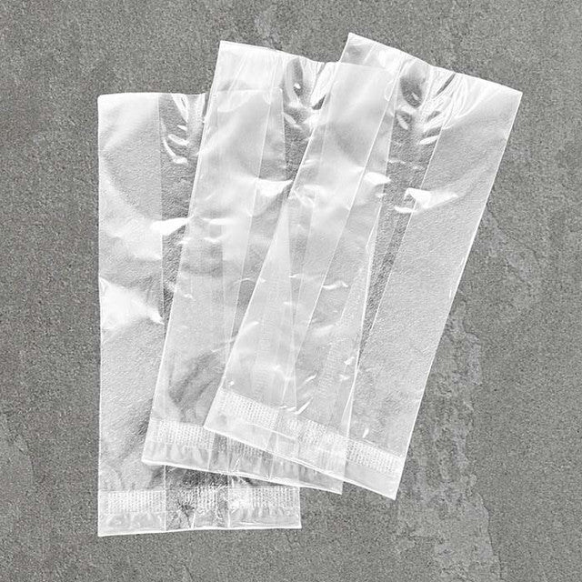 4 x 2.75 x 9" Compostable Clear Gusseted NatureFlex Cellophane Bags | 1,000/Case