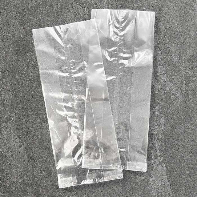 6 x 3.5 x 15" Compostable Clear Gusseted NatureFlex Cellophane Bags | 1,000/Case
