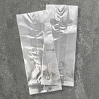 6 x 3.5 x 15" Compostable Clear Gusseted NatureFlex Cellophane Bags | 1,000/Case