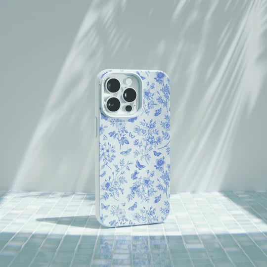 Powder Blue Porcelain Phone Case | For iPhone, Galaxy & Pixel
