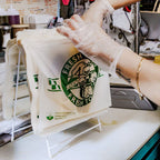 10 x 8" Compostable Zipper PLA Deli Bags w/ Saddle Pack | 1,000/Case