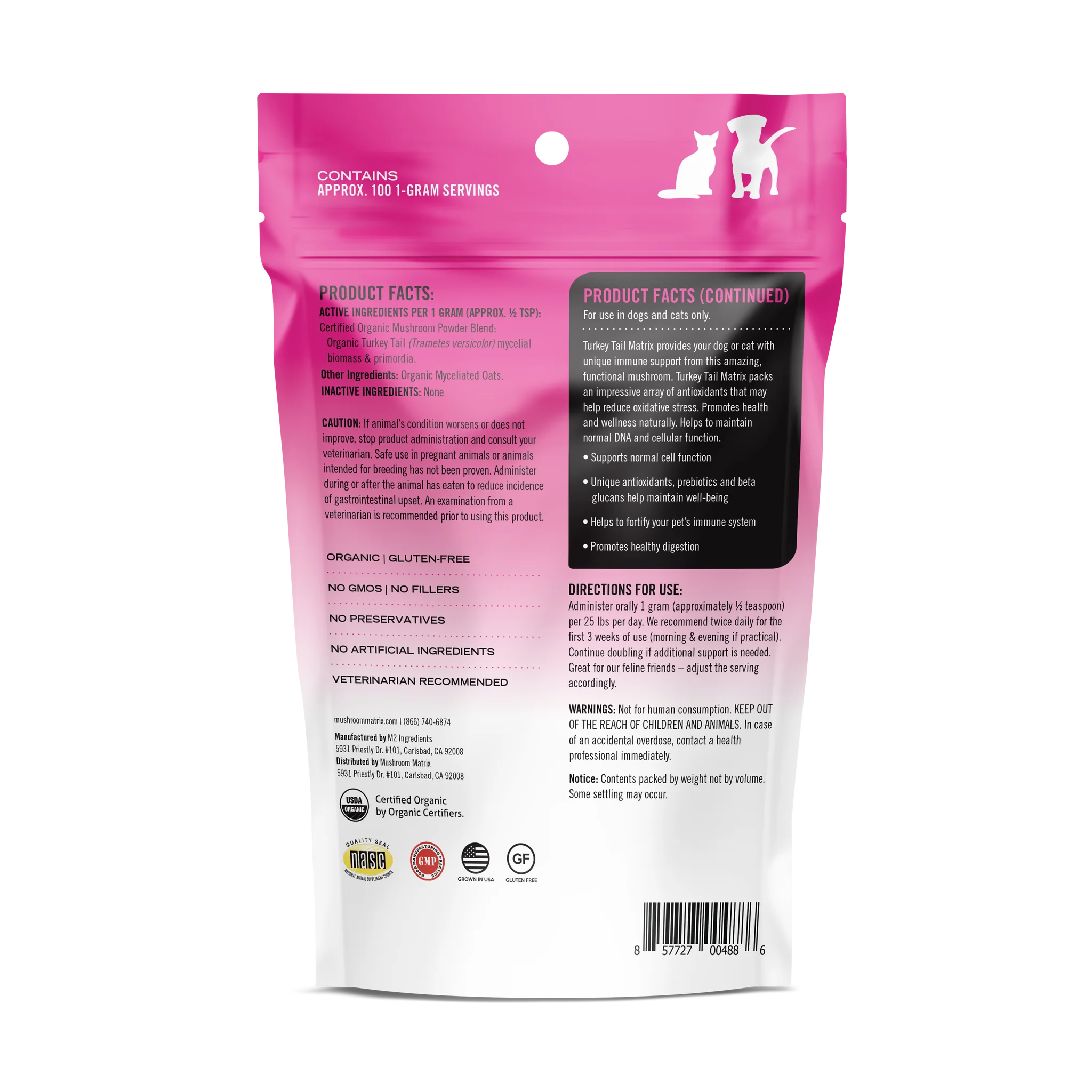 Canine Turkey Tail Matrix for Pets