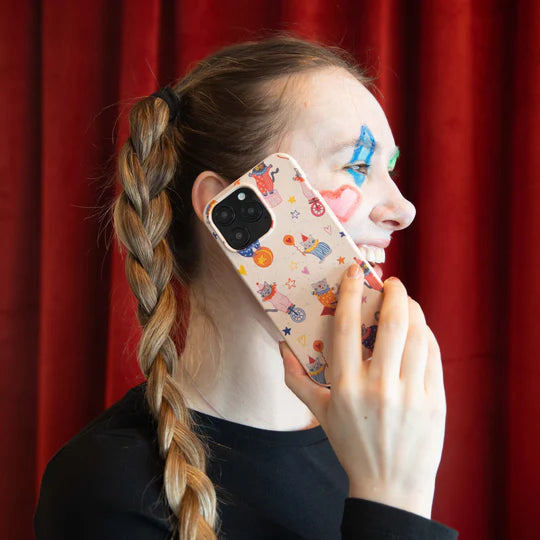 Seashell Cat Clowns Phone Case | For iPhone, Galaxy & Pixel