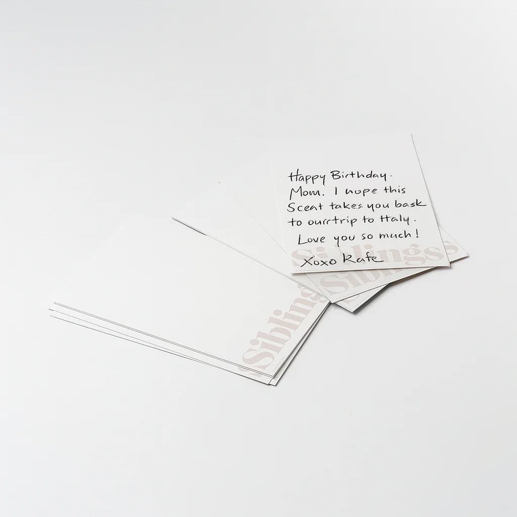 Handwritten Gift Note