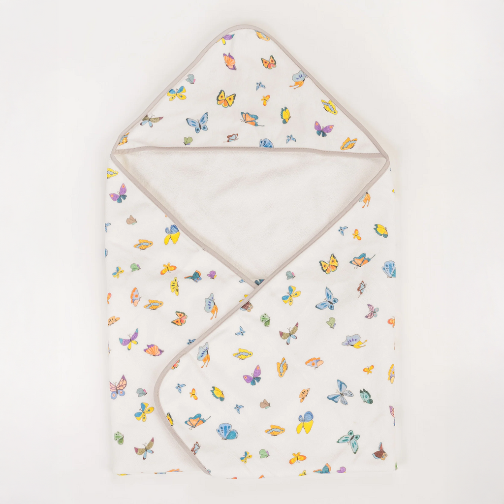 Madame Butterfly Hooded Bath Towel