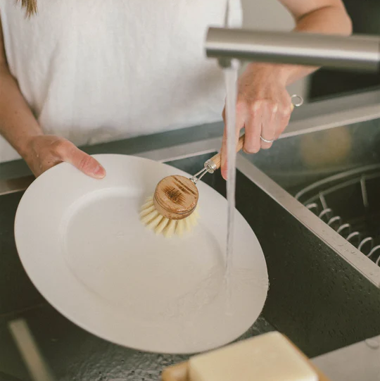 Beechwood + Sisal Fiber Kitchen Dish Brush