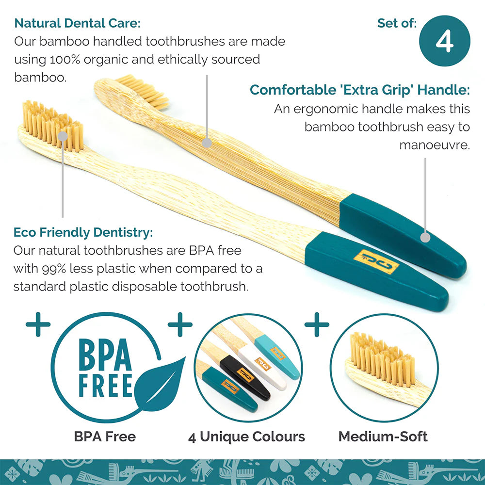 Natural Bamboo Toothbrushes