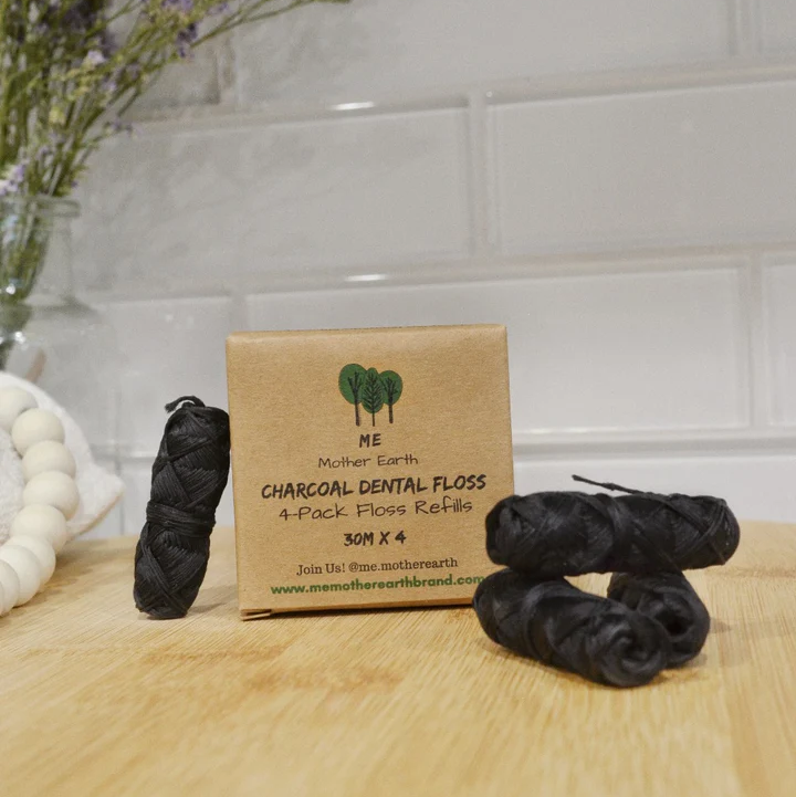 REFILL ONLY- Biodegradable Bamboo Charcoal Dental Floss