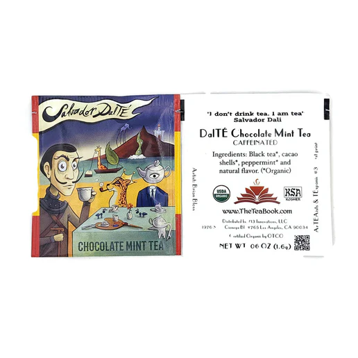 Salvador DalTÉ: Organic Chocolate Mint Black Tea (Caffeinated) (Salvador Dalí)