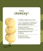 Macadamia Salted (1, 4, 8, 24oz)