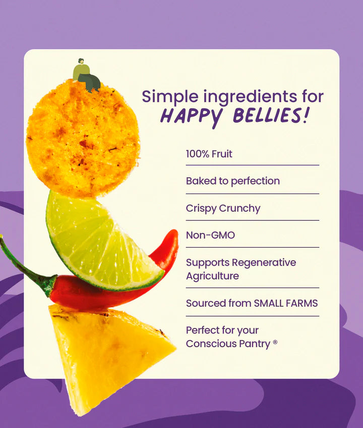 Crispy Crunchy Pineapple Chili Lime Chips